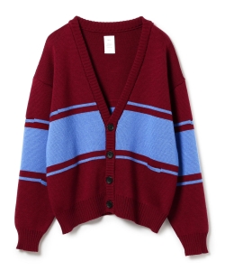 Name. / ブロークン ストライプ カーディガン