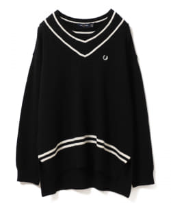 FRED PERRY × Ray BEAMS / 別注 ライン ニット