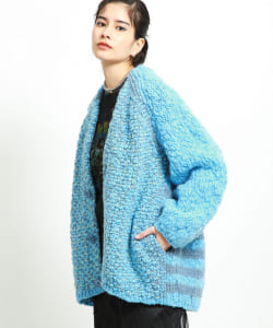 BOUSSOLE × Ray BEAMS / 別注 ミックス ニット カーディガン