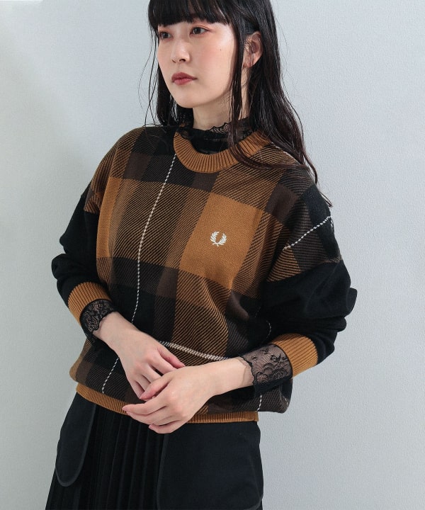 FRED PERRY × Ray BEAMS ニット ポロシャツ 美品 - ポロシャツ