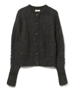 ▲○Uhr / Loose Knit Cardigan