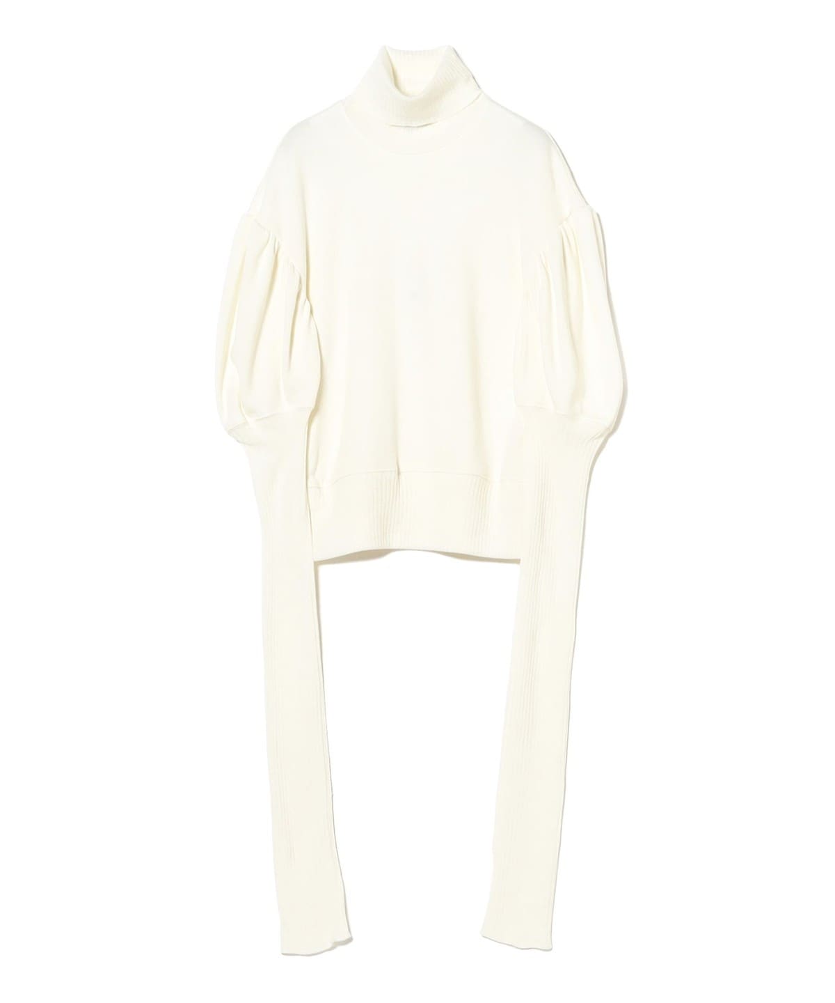 MIYAO ミヤオ / パフスリープ タートルネック ニット トップス WOMEN WHITE S MIYAO ミヤオ / パフスリープ タートルネック ニット トップス WOMEN WHITE S