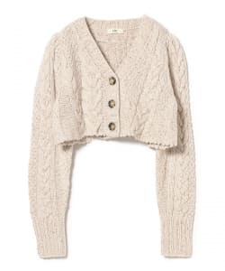 Uhr / Cable Short Cardigan