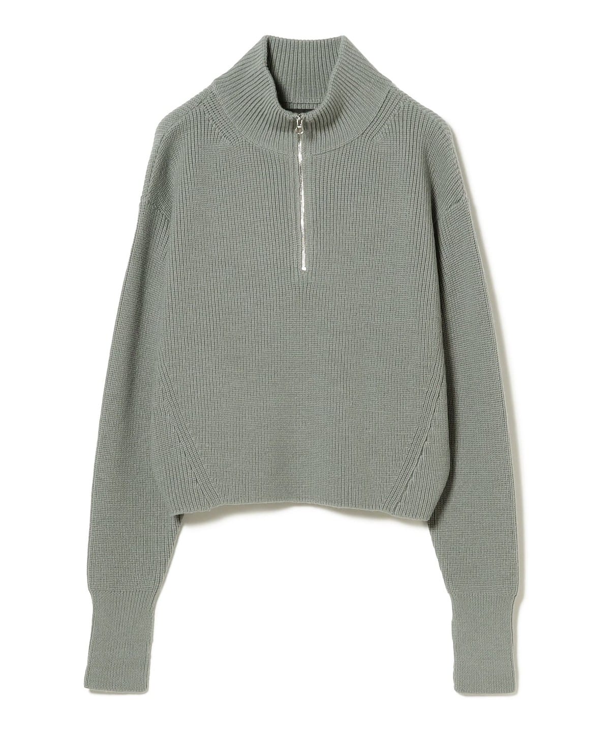 D-VEC / FISHERMANS KNIT HALF-ZIP JACKET トップス GREY ONE SIZE D-VEC / FISHERMANS KNIT HALF-ZIP JACKET トップス GREY ONE SIZE