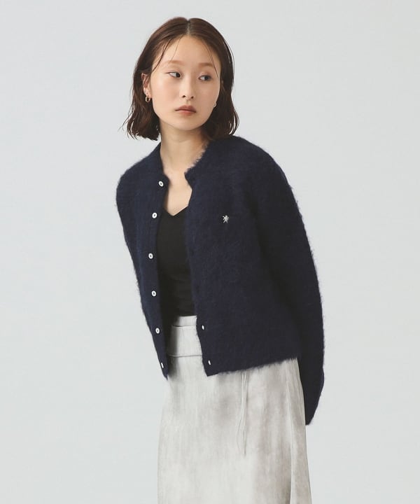 Ray BEAMS（レイ ビームス）Gymphlex / シャギー ニット カーディガン