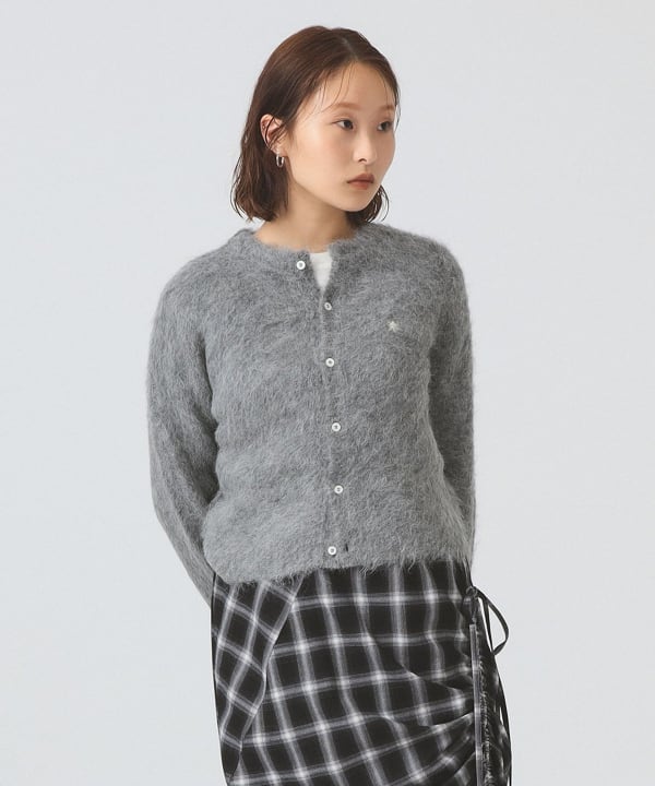 Ray BEAMS（レイ ビームス）Gymphlex / シャギー ニット カーディガン