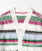 Off-White*Pink/Saxe/Green/B