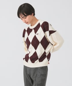 【+15%ポイントUP】【別注】FRED PERRY / ARGYLE JUMPER