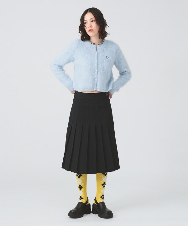 FRED PERRY × Ray BEAMS カーディガン Ray BEAMS（レイ ビームス）【別注】FRED PERRY / Fluffy