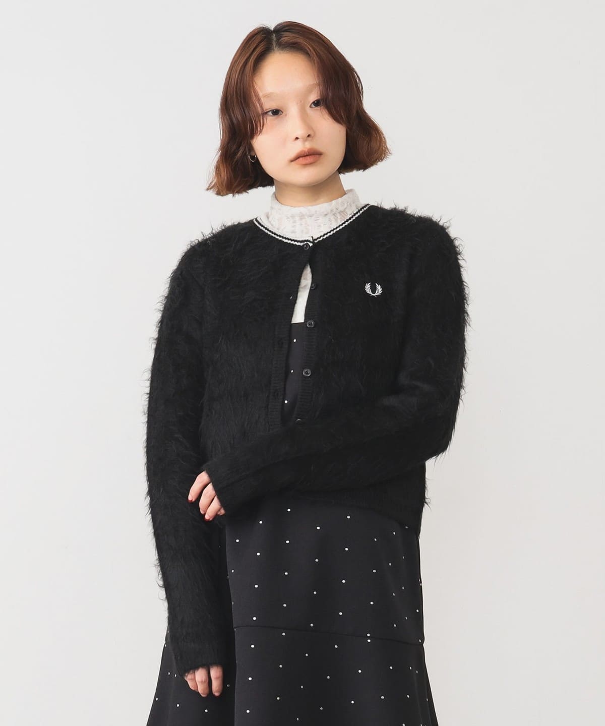 Ray BEAMS（レイ ビームス）【別注】FRED PERRY / Fluffy Crewneck