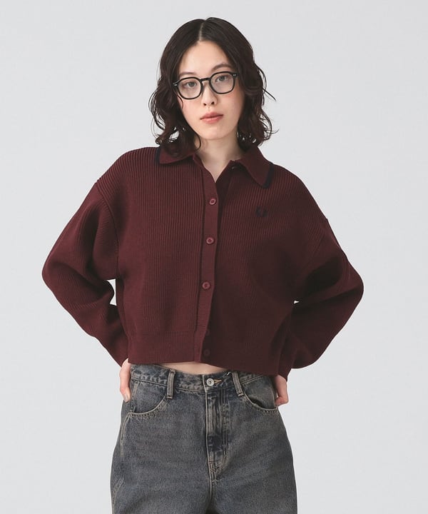 FRED PERRY × Ray BEAMS / 別注 カラー カーディガン FRED PERRY × Ray BEAMS / 別注 カラー カーディガン