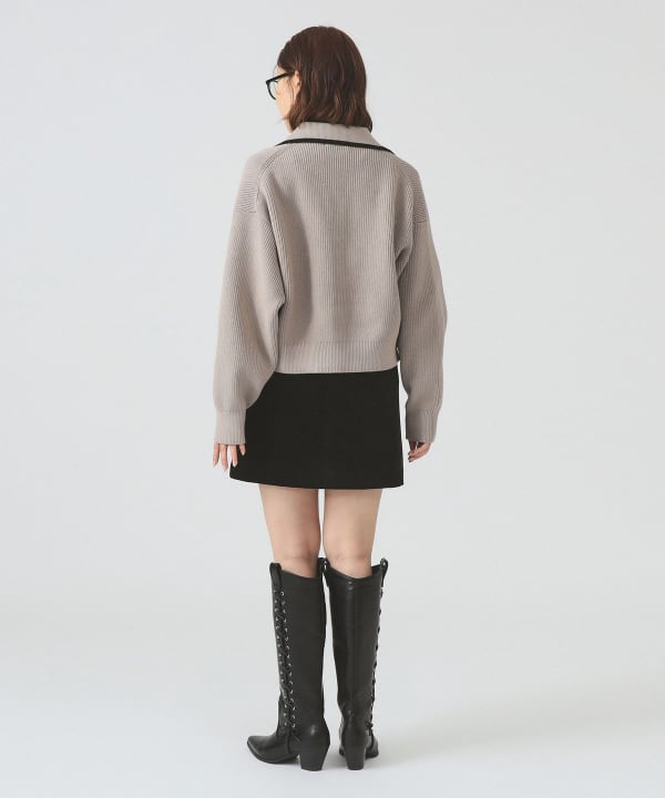 FRED PERRY × Ray BEAMS カーディガン Ray BEAMS（レイ ビームス）【別注】FRED PERRY / Tipped Collar
