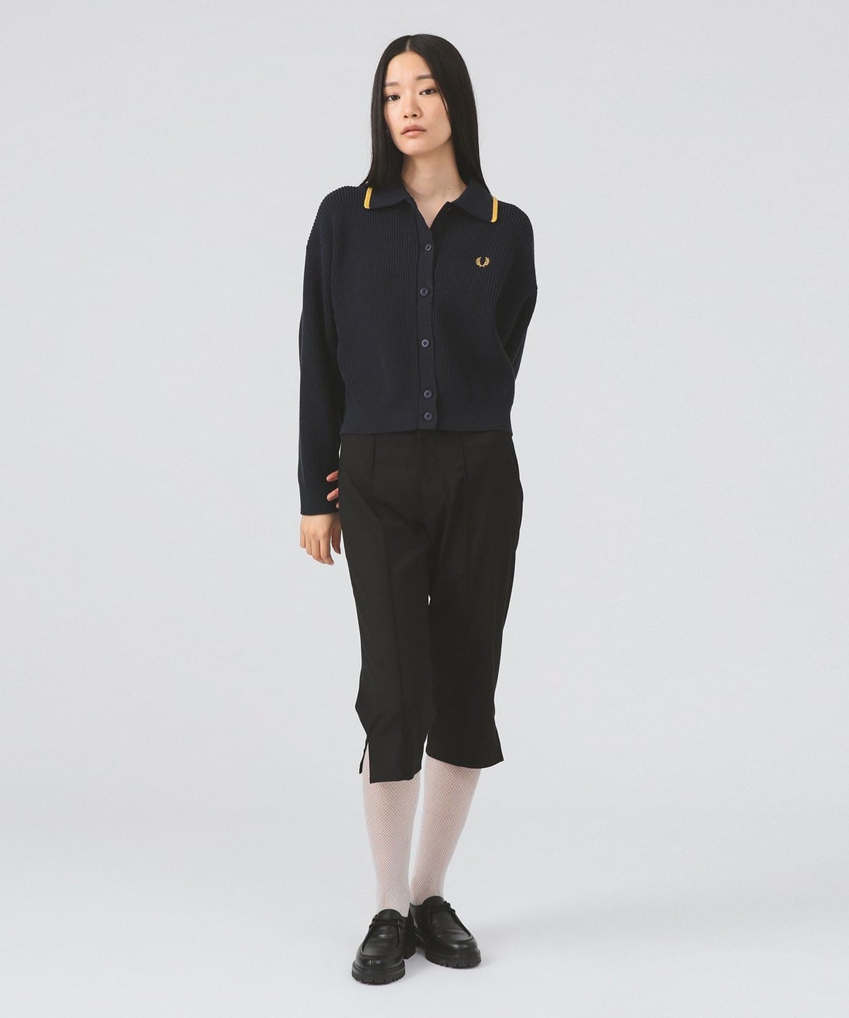 FRED PERRY × Ray BEAMS / 別注 Vネックカーディガン