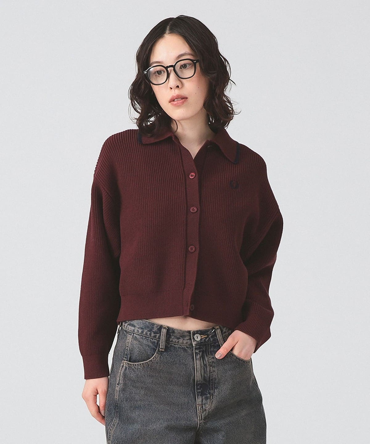 Ray BEAMS (Ray BEAMS) [Special order] FRED PERRY / Tipped Collar