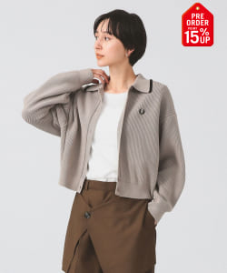 【+15%ポイントUP】【別注】FRED PERRY / Tipped Collar Cardigan