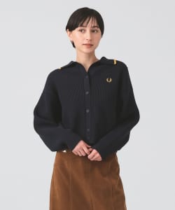 【別注】FRED PERRY / Tipped Collar Cardigan