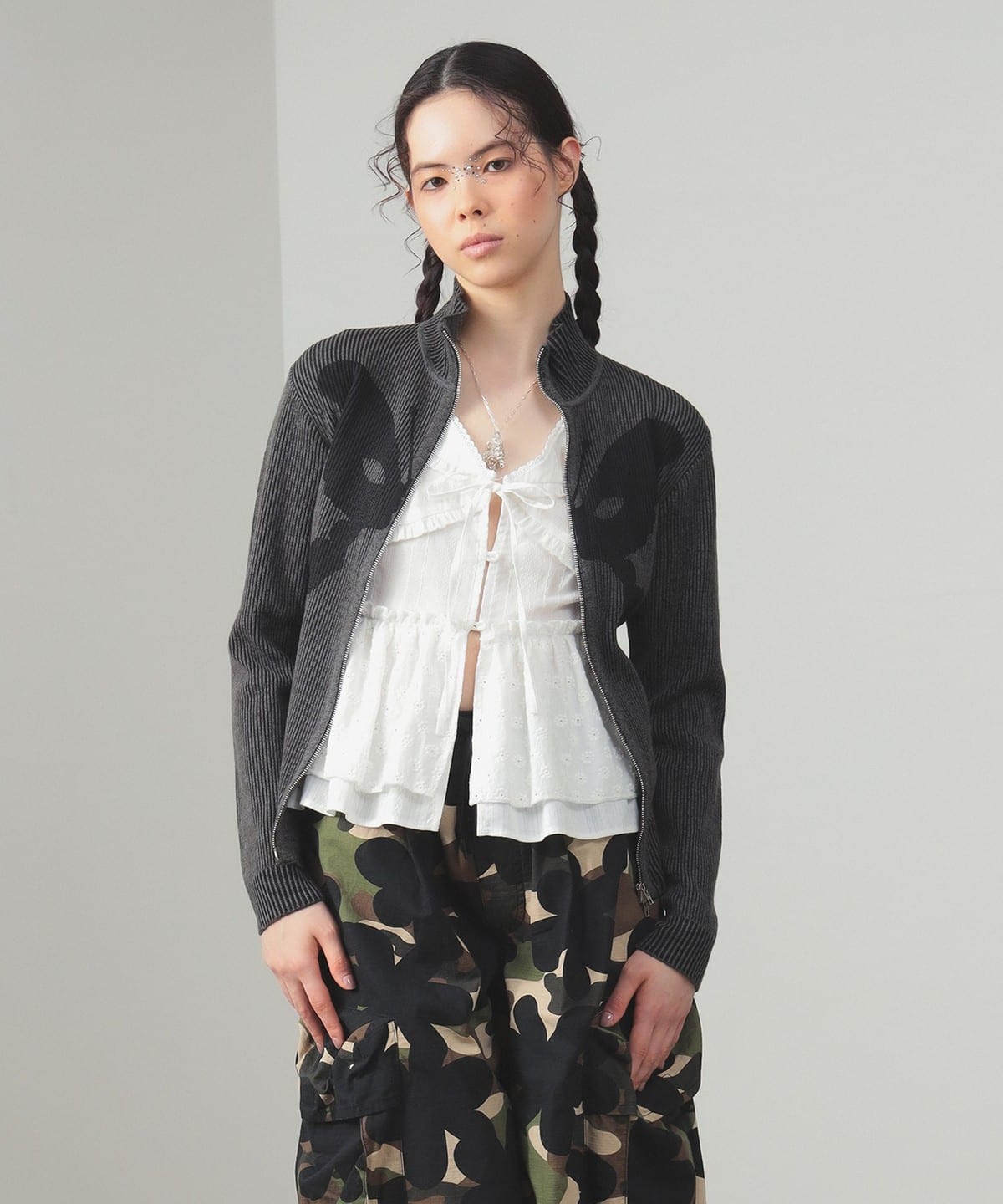 トップス P.A.M. see-through zip tops – pamm.officialstore