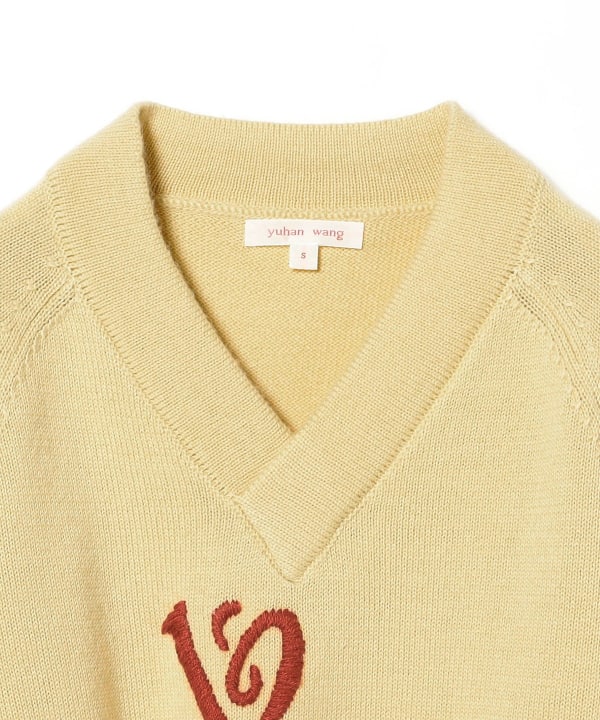 Ray BEAMS（レイ ビームス）YUHAN WANG / wool blend initial