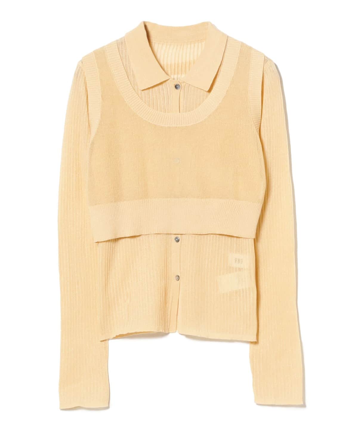 RBS アールビーエス / RIBポロ ベストセット トップス WOMEN YELLOW ONE SIZE RBS アールビーエス / RIBポロ ベストセット トップス WOMEN YELLOW ONE SIZE