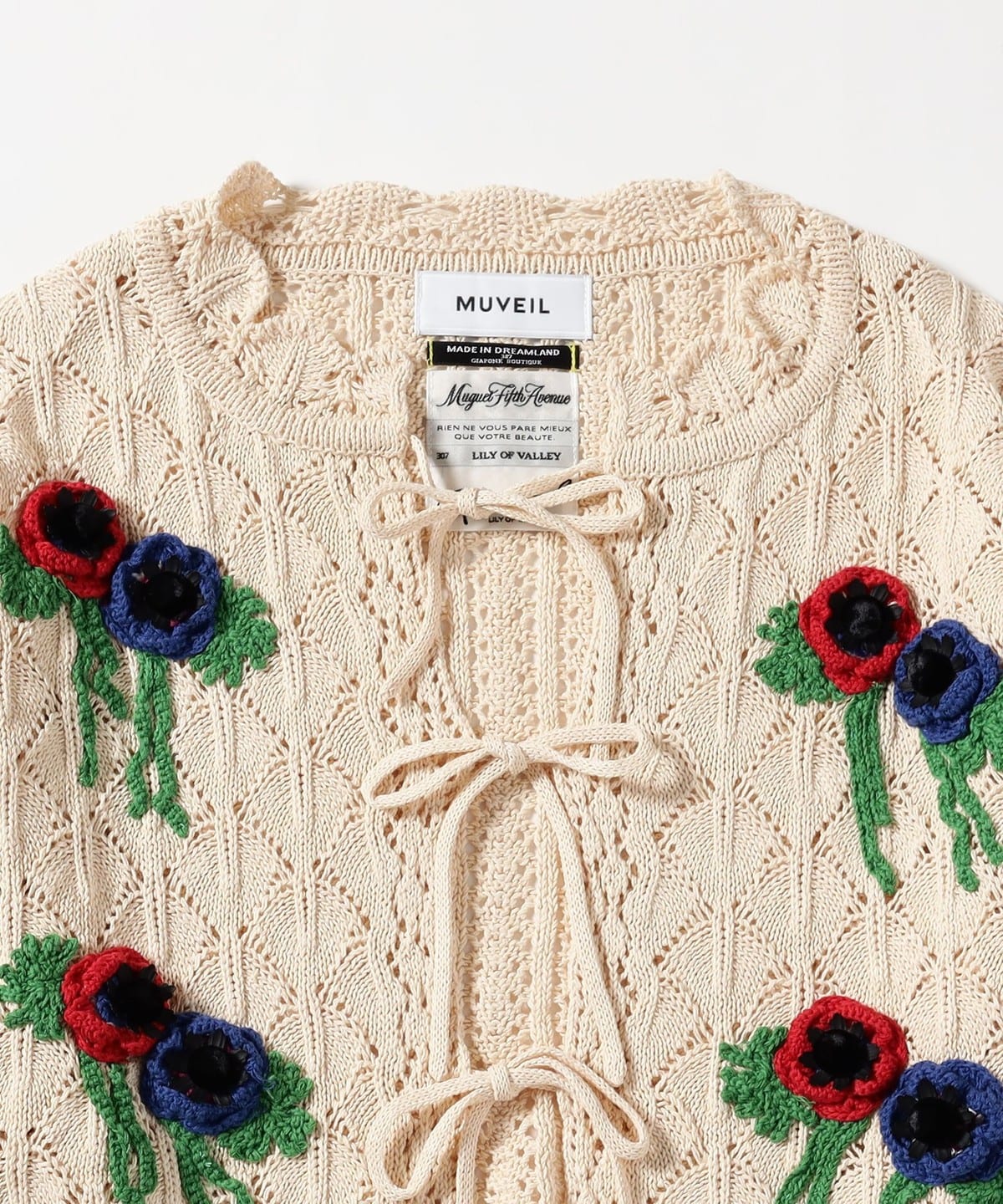 muveil かぎ針フラワーカーディガン かぎ針フラワーカーディガン | MUVEIL Online Shop