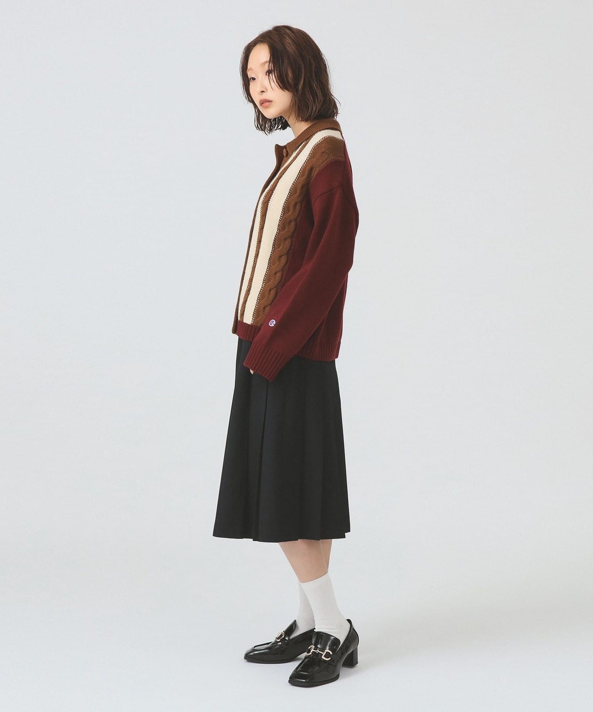 Ray BEAMS（レイ ビームス）【別注】Champion / ニット カーディガン 