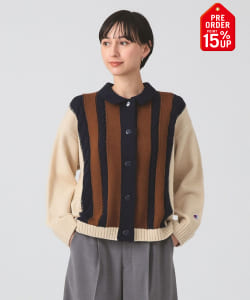 【+15%ポイントUP】【別注】Champion / ニット カーディガン