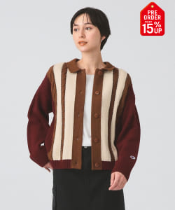 【+15%ポイントUP】【別注】Champion / ニット カーディガン