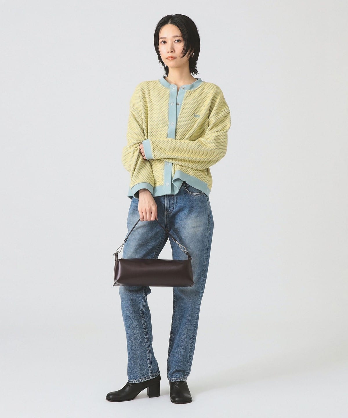 Ray BEAMS（レイ ビームス）Lee / KNIT JACQUARD CARDIGAN（トップス