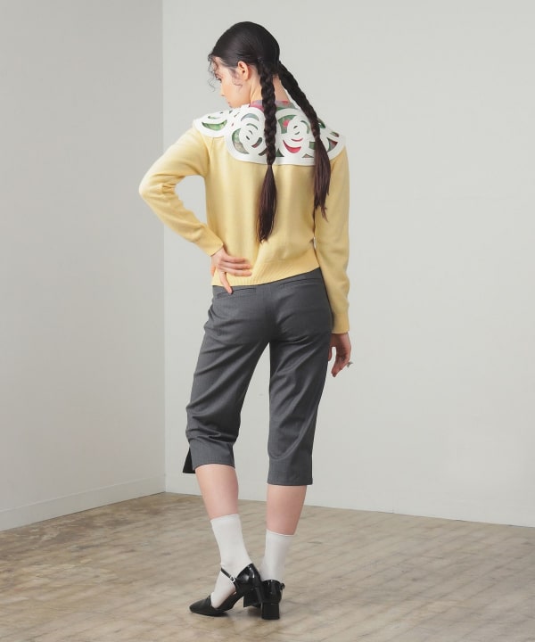 トップス omame ハトメベルト付きライン入りZIPトップス（パーカー）｜Amilige