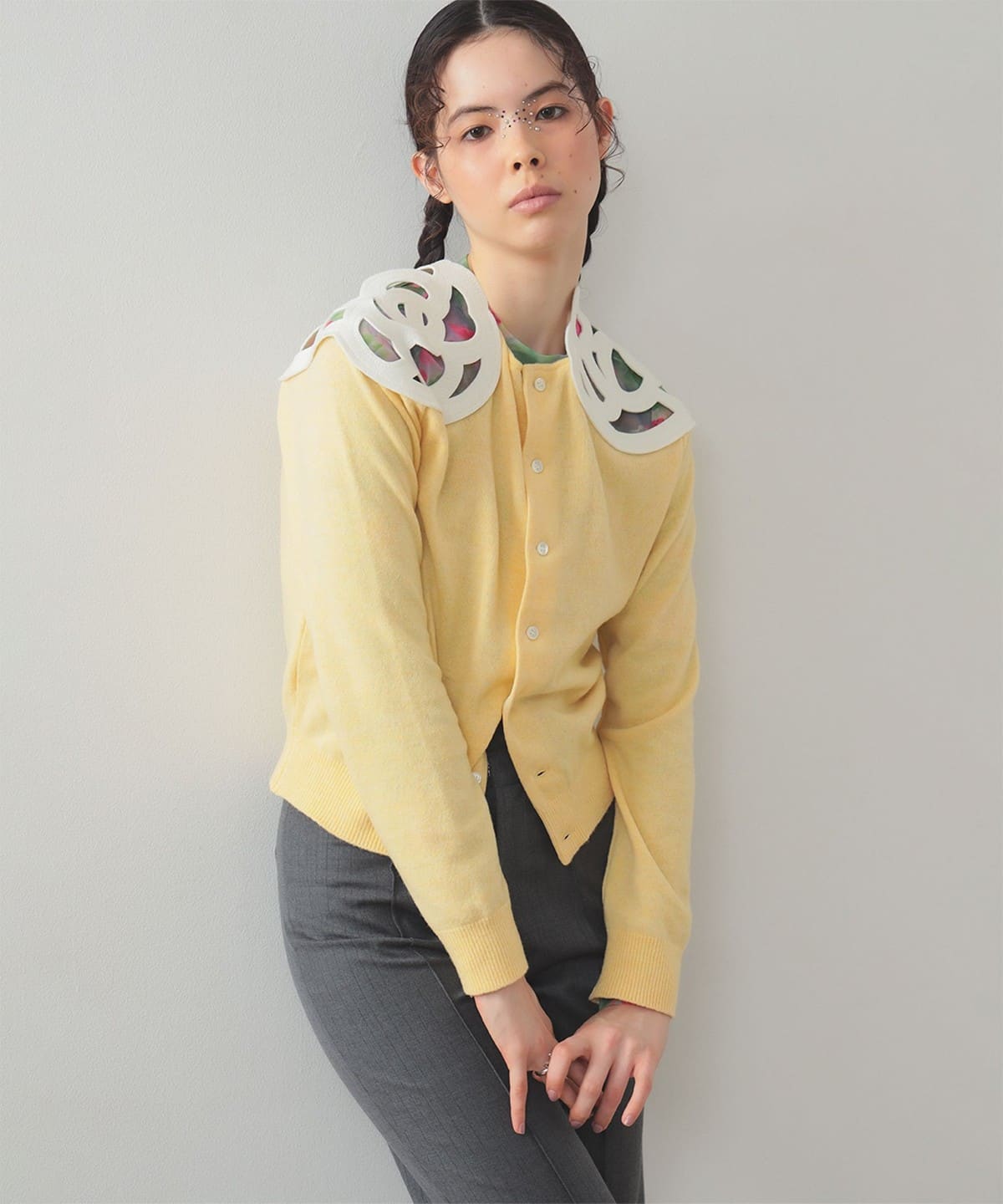 【別注】MIYAO ミヤオ / ニット カーディガン トップス WOMEN YELLOW ONE SIZE 【別注】MIYAO ミヤオ / ニット カーディガン トップス WOMEN YELLOW ONE SIZE