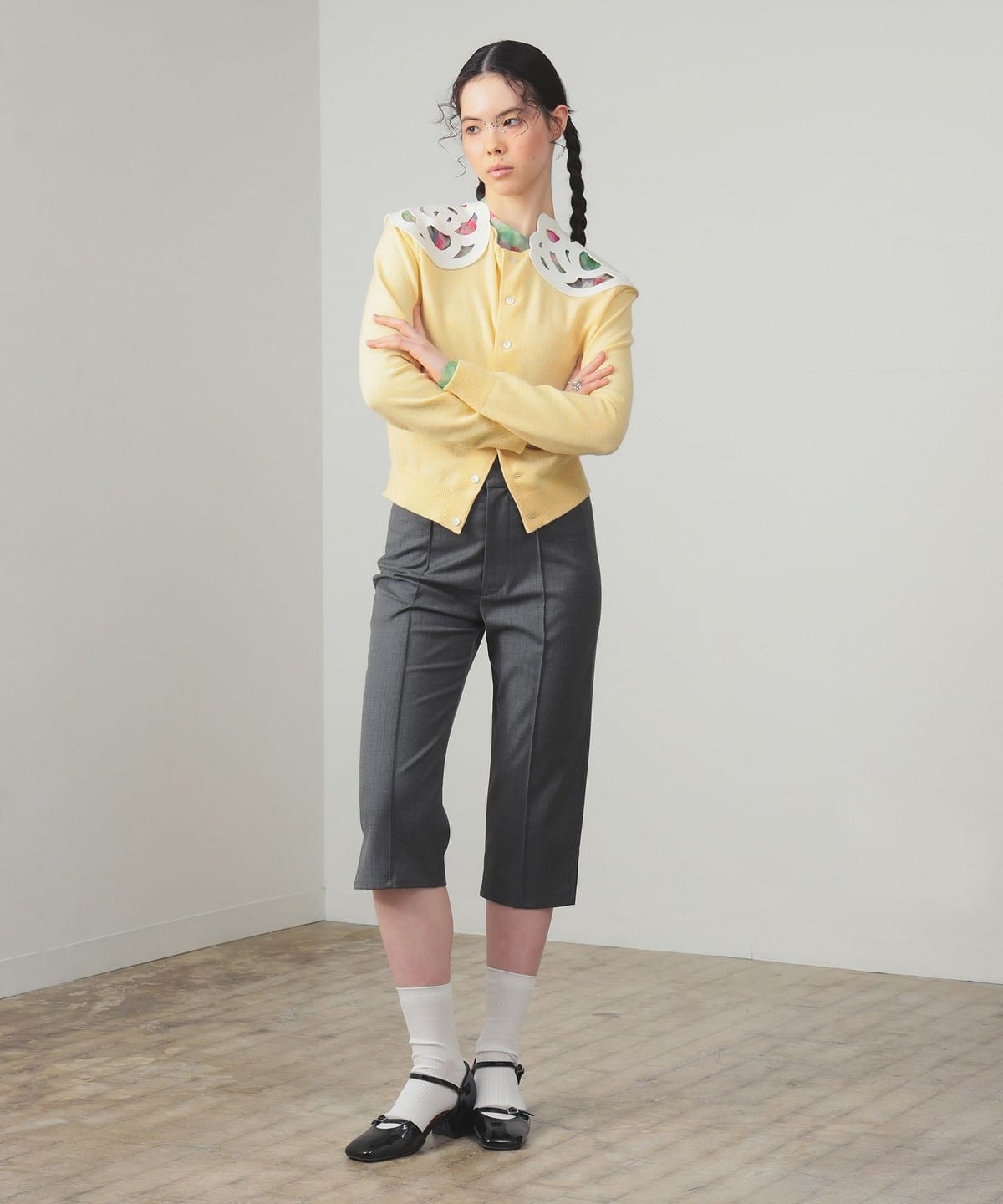 BEAMS ビームス MIYAO × Ray BEAMS サイズF 別注リボンニットカーディガン タグ付 定価52,580円 トップス レディース Ray BEAMS（レイ ビームス）【別注】MIYAO / ニット カーディガン