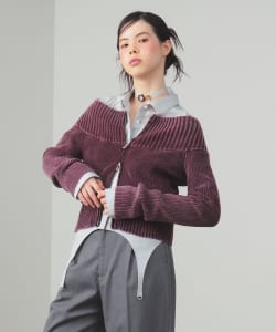 【+15%ポイントUP】モールフェード ジップ カーディガン