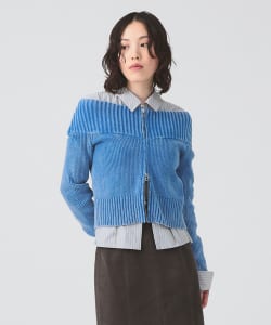 【+15%ポイントUP】モールフェード ジップ カーディガン