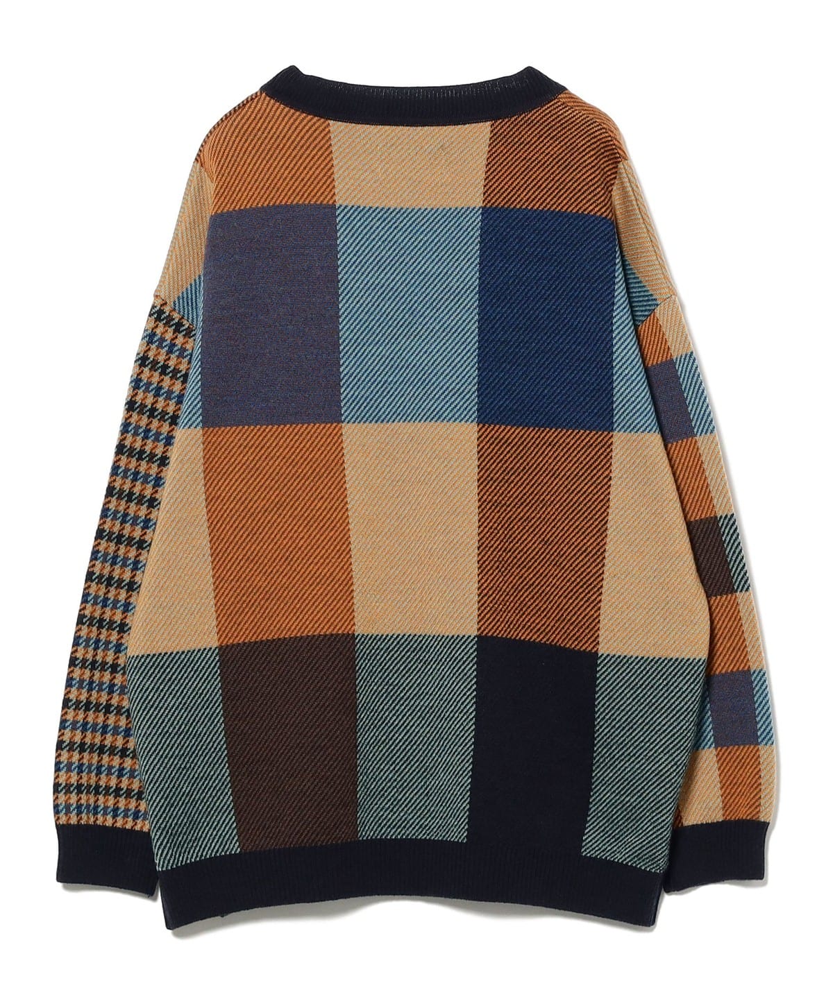 Ray BEAMS（レイ ビームス）sawa takai / MIXED PLAID V SWEATER