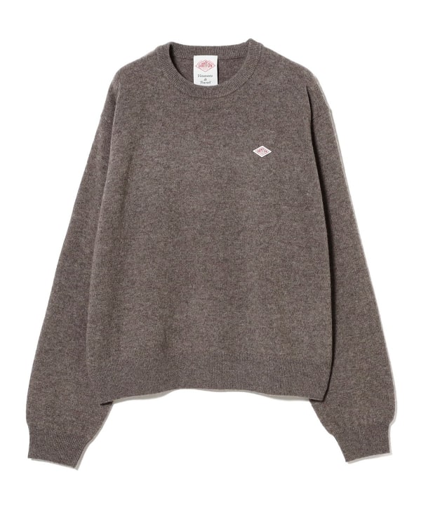 DANTON / ウィメンズ ラムウール クルーネック ニット プルオーバー