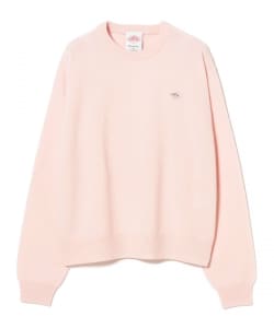 DANTON / WOMEN'S LAMBSWOOL CREW NECK KNIT PULLOVER