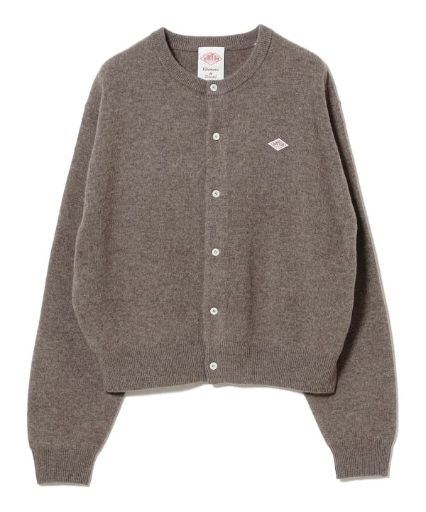 DANTON グレー カーディガン 34 ラムズウール　クリーニング済 DANTON｜ラムズウール Vネックニットカーディガン - AIDA