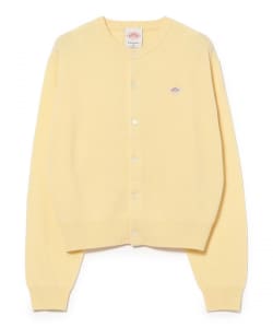 ▲DANTON / LAMBS WOOL CREWNECK CARDIGAN