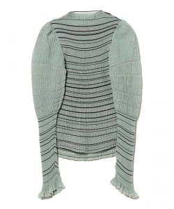 Nadia Wire / SHEER STRIPE PUFF JUMPER