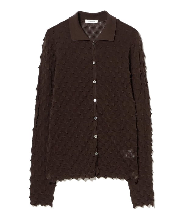 OPEN SESAME CLUB / ice cotton Polo cardigan