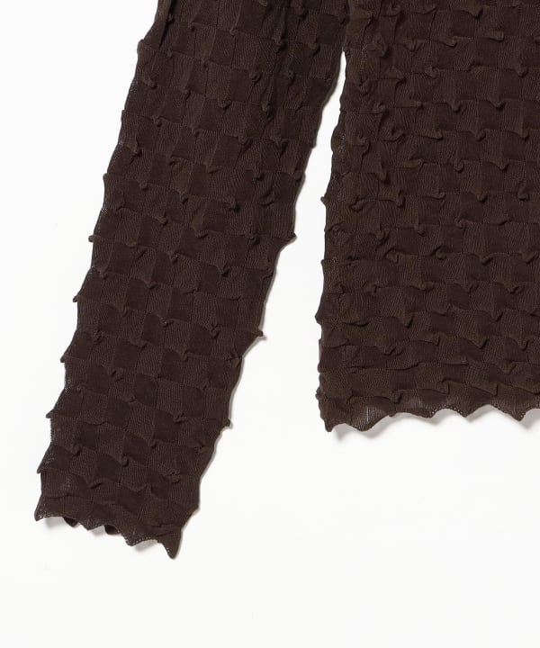 OPEN SESAME CLUB / ice cotton Polo cardigan