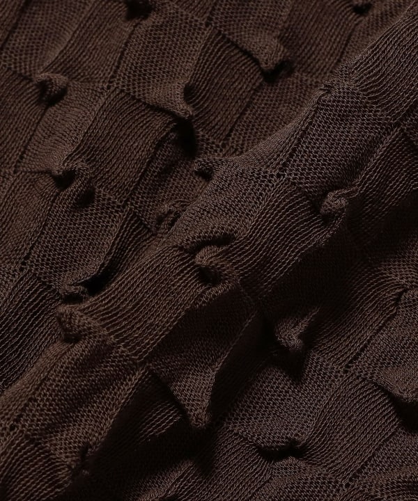 OPEN SESAME CLUB / ice cotton Polo cardigan