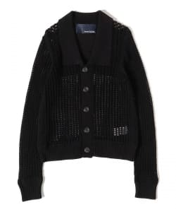 boussole / Square Mesh Chelsea Collar Cardigan