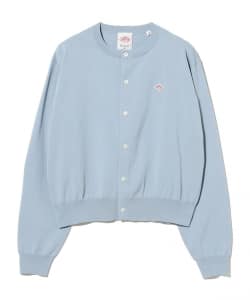 DANTON / ジャージー ニット クルーネック カーディガン