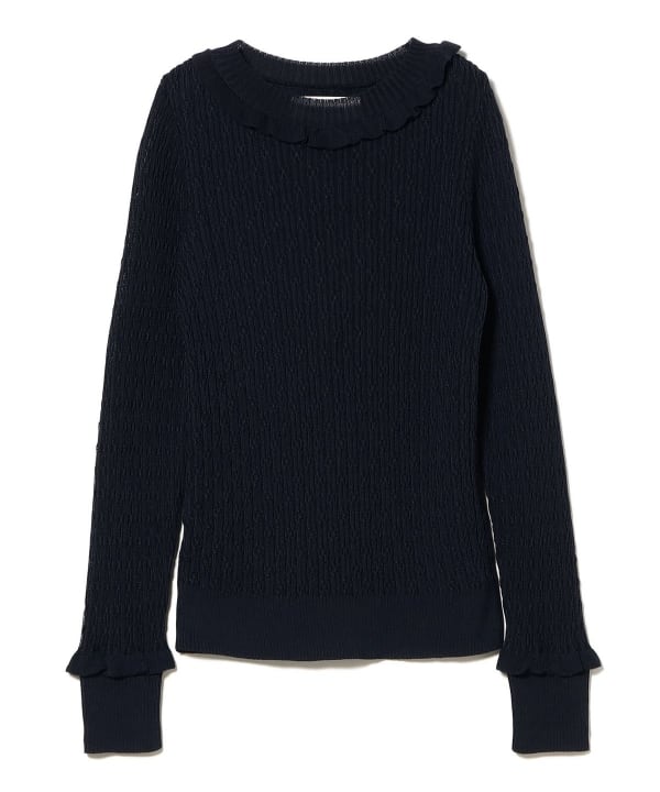MUVEIL / Mixed Pattern Pullover