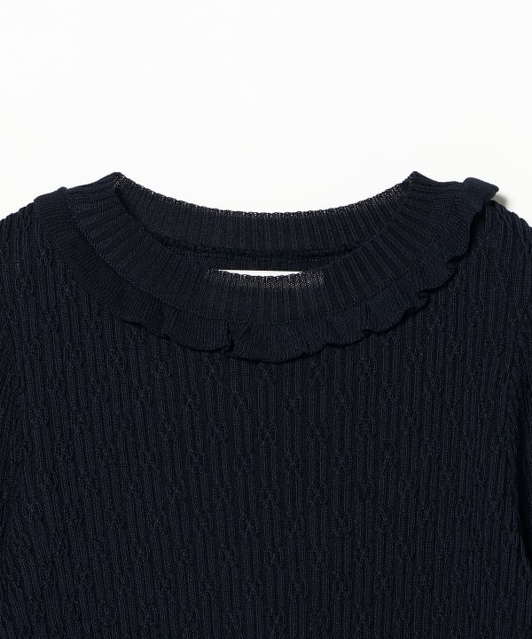 MUVEIL / Mixed Pattern Pullover
