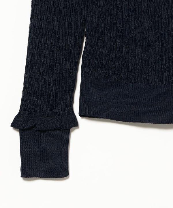 MUVEIL / Mixed Pattern Pullover