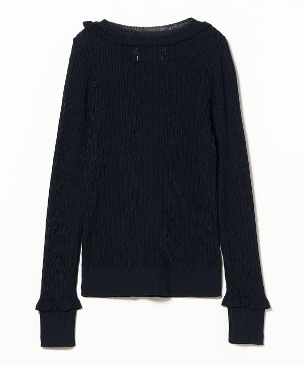 MUVEIL / Mixed Pattern Pullover