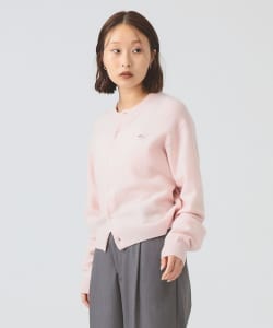 DANTON / LAMBS WOOL CREWNECK CARDIGAN(1308CL)