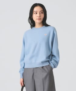 DANTON / WOMEN'S LAMBSWOOL CREW NECK KNIT PULLOVER(1307CL)
